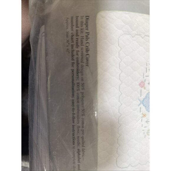 CM Columbia Minerva Cross Stitch Sugar and Spice Crib Cover 1983 unopened - Picture 3 of 4